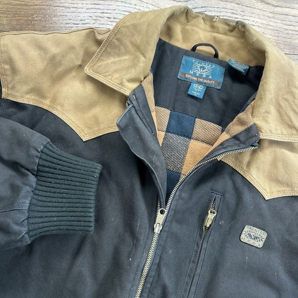 Painted Mesa XLT Men Zip Slash Pocket Comfort-Fit‎ Cotton Bomber Jacket Lined - Picture 3 of 12